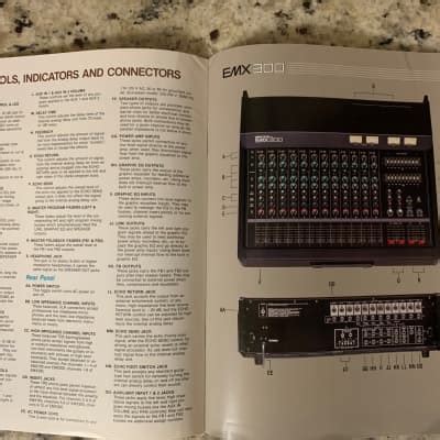 Yamaha Emx Series Mixer Brochure Spacetone Music Reverb