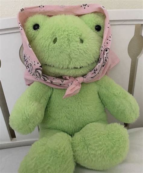 Pin By On Vol 1 ୨୧∘⠠ Cute Frogs Cute Stuffed Animals Plushies