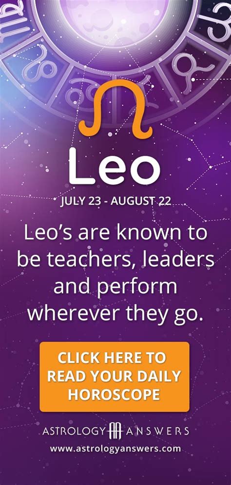 Leo Daily Horoscope Leo Daily Horoscope Leo