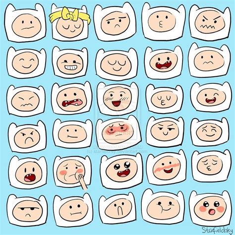 Finns Emotions Adventuretime In 2020 Adventure Time Expressions