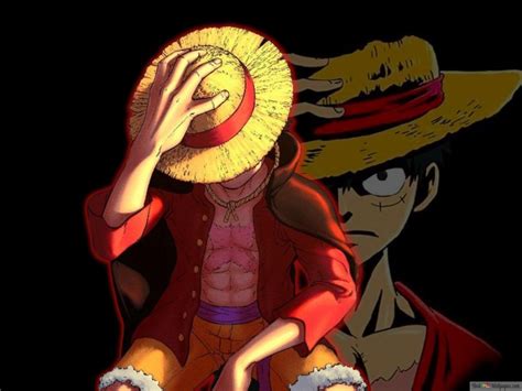 Monkey D Luffy Holding His Straw Hat 4k Wallpaper Download