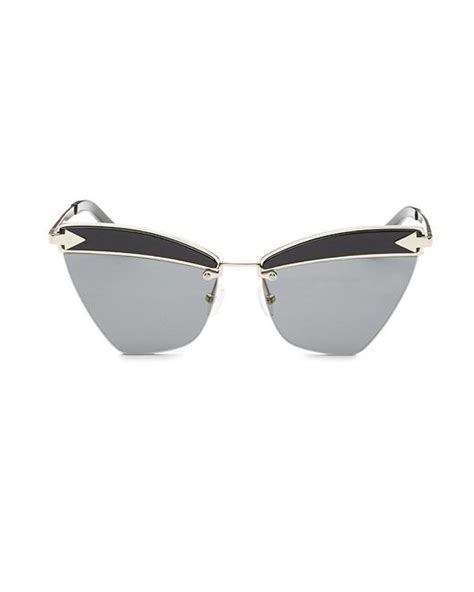 Karen Walker Sadie 59mm Cat Eye Sunglasses In Black Lyst