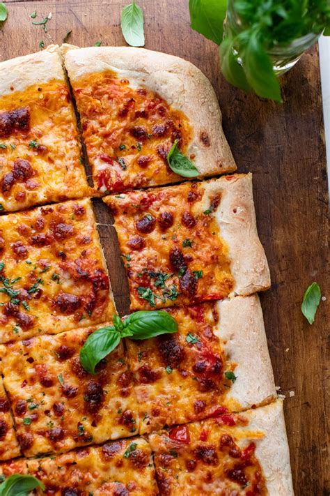Sheet Pan Pizza With Roasted Tomato Sauce A Simple Palate