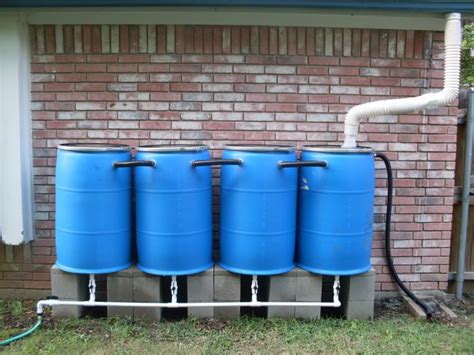 Diy Rain Barrel System How To Build A Rain Barrel System Diy Rain