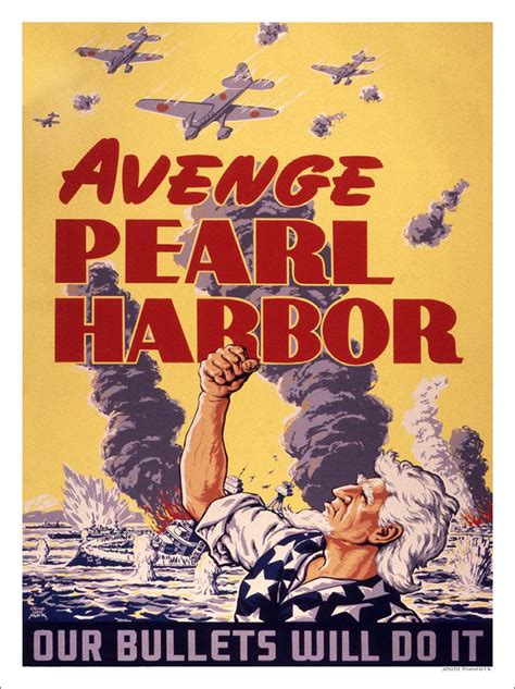 Avenge Pearl Harbour War Poster Art Print £799 Framed Print £22