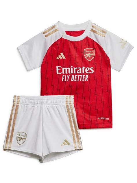 Adidas Arsenal Infant 2324 Home Full Kit Red Uk