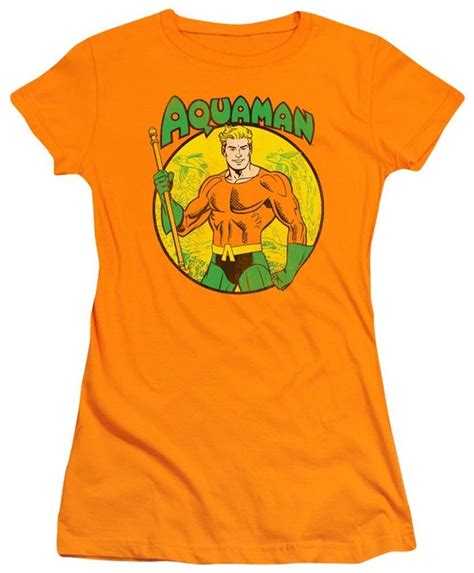 Aquaman Trident Orange T Shirt 8290 Kitilan