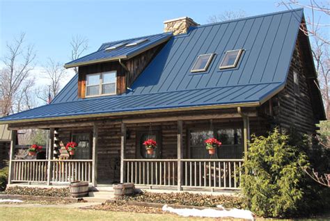 Log Cabin Style Home — Master Steel Roofing