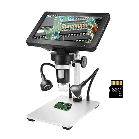 Buy 7 Lcd Digital Microscope 50 1200x Magnification1080fhd Usb