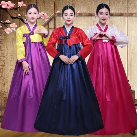 2019 Hanbok Dress For Women Traditional Korean Clothing Ancient Palace