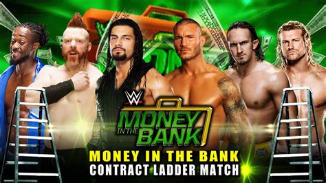 The show is headlined two money in the bank ladder matches plus jinder mahal defending the wwe title against randy orton. WWE Money in the Bank 2015 - Money in the Bank 2015 Ladder ...