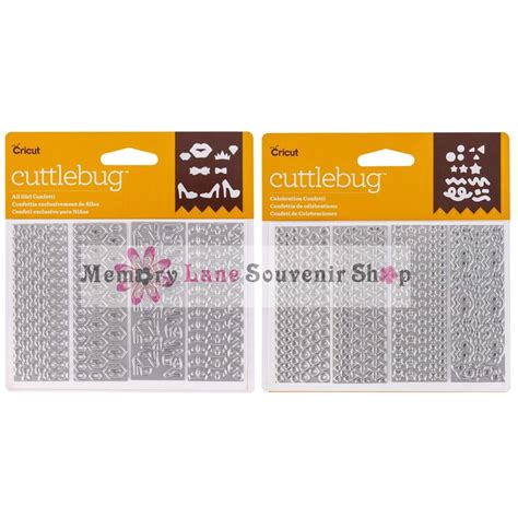 Cricut Cuttlebug Assorted Cut And Emboss Dies Shopee Philippines