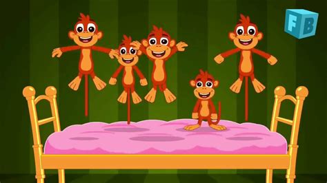 خمس قرود Five Little Monkeys Youtube