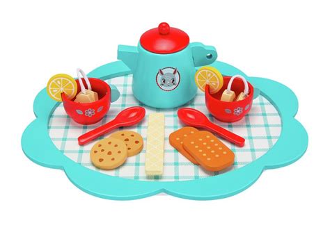 Buy Chad Valley Wooden Tea Set Playset Role Play Toys Argos