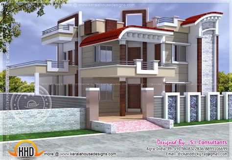 Exterior Design Of House In India Kerala Home Design And
