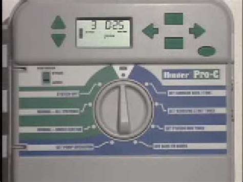 Hunter irrigation timer are a boon for busy families. Hunter PRO-C sprinkler controller - YouTube