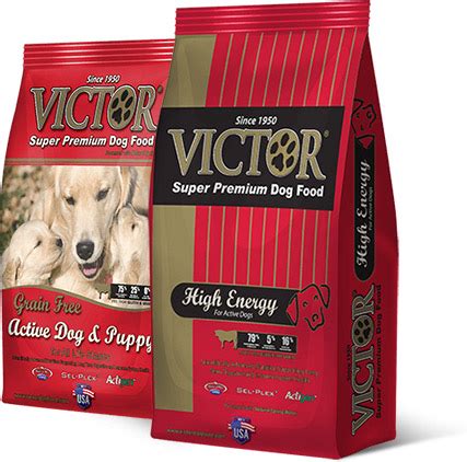 Or more as an adult). Victor Active Dog & Puppy Formula Grain-Free Dry Dog Food ...