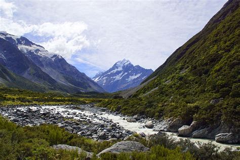 Hd Wallpaper Mount Cook New Zealand Landscape Nature Mountain