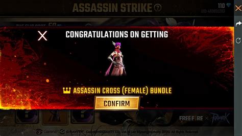 I Got Assassin Cross Female Bundle In Assassin Strike Event New