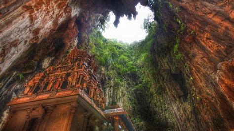 Nature Landscape Architecture Trees Rock Malaysia Cave Hdr Tower Ruin Sculpture