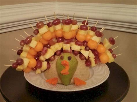The Argument About Thanksgiving Fruit Centerpieces Home To Z Turkey Fruit Platter