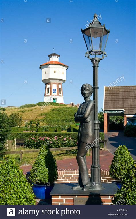 Am wasserturm 1 26465 langeoog deutschland. Lale Andersen monument, water tower, Langeoog, East ...