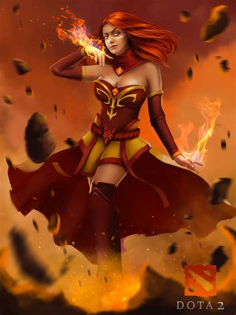 Lina Inverse Dota 2 Fanart By GoveRtZ On DeviantArt