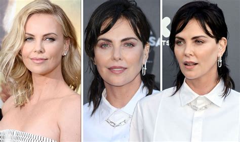 Charlize Theron 46 Unrecognisable As She Ditches Blonde And Debuts