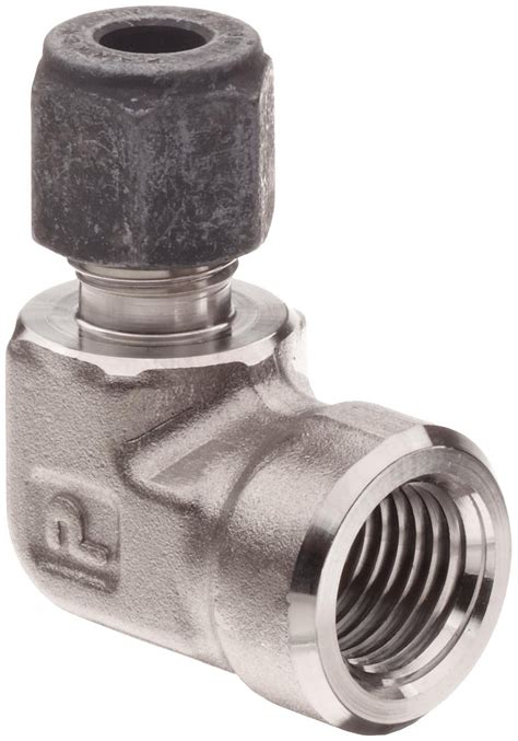 Parker Cpi 4 4 Dbz Ss 316 Stainless Steel Compression Tube Fitting 90