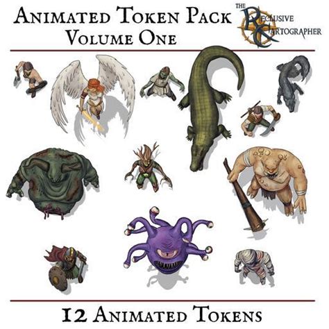 Animated Token Pack Vol1 Roll20 Marketplace Digital Goods For Online