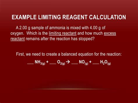 💄 What Is The Limiting Reactant In A Chemical Reaction Limiting