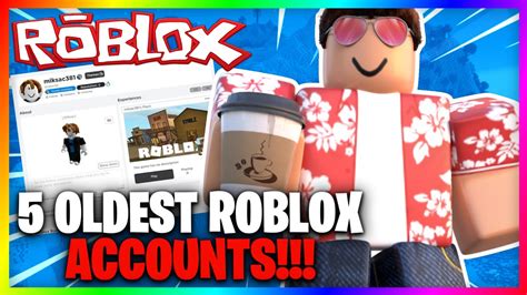 5 Oldest Roblox Accounts Youtube