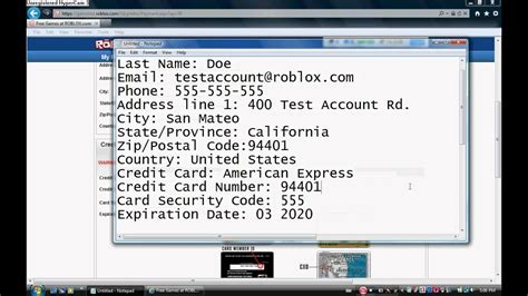 American express card generator is designed to generate amex credit card numbers that are unique and random. Roblox: How to get free BC/TBC/OBC on Gametest (Read Desc) - YouTube
