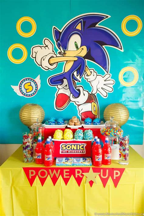 Sonic The Hedgehog Party Ideas Moms And Munchkins