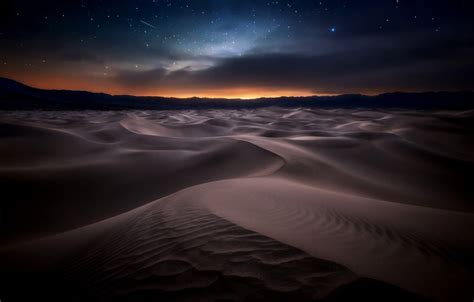 Sahara Desert At Night Wallpaper