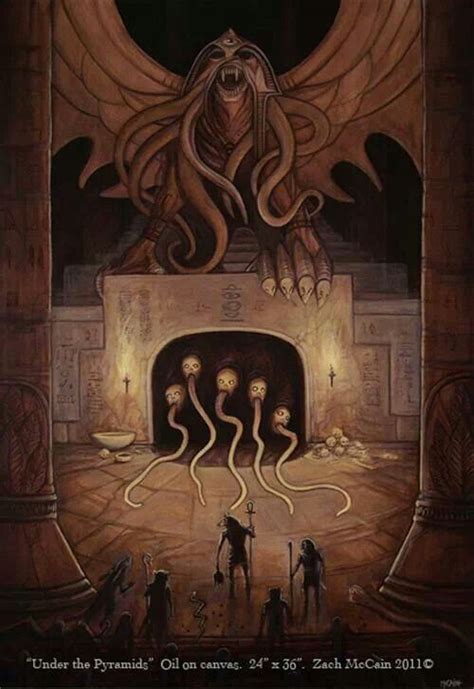 Image Result For Illustrations Under The Pyramids Lovecraft Dark