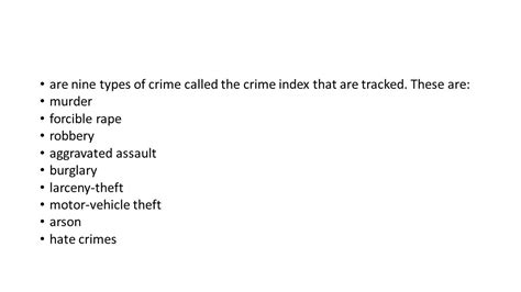 Unit 2 Standard 21 A Nature And Cause Of Crime Ppt Download