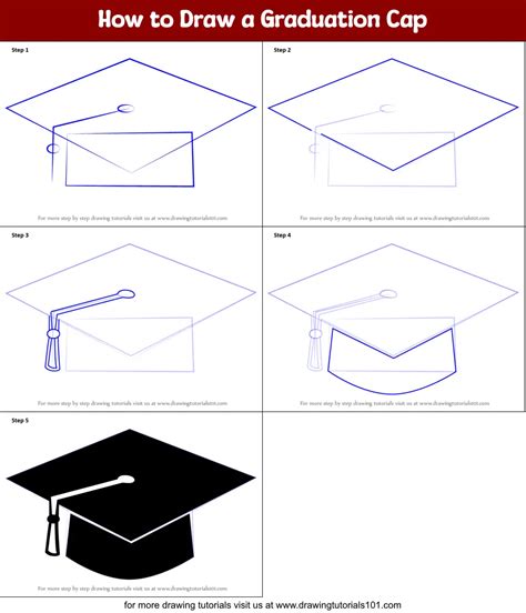 How To Draw A Graduation Cap Simple Drawing Images And Photos Finder