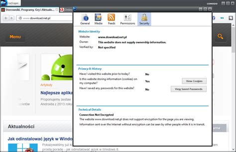 What's new in version 9.5.0. Comodo IceDragon | Navegadores