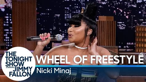 Wapo traketero/no toque mi naik medley | the tonight show. Jimmy Fallon Challenges Nicki Minaj To Freestyle On 'Wheel ...