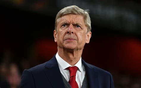 Download Wallpapers Arsene Wenger 4k French Football Coach Portrait