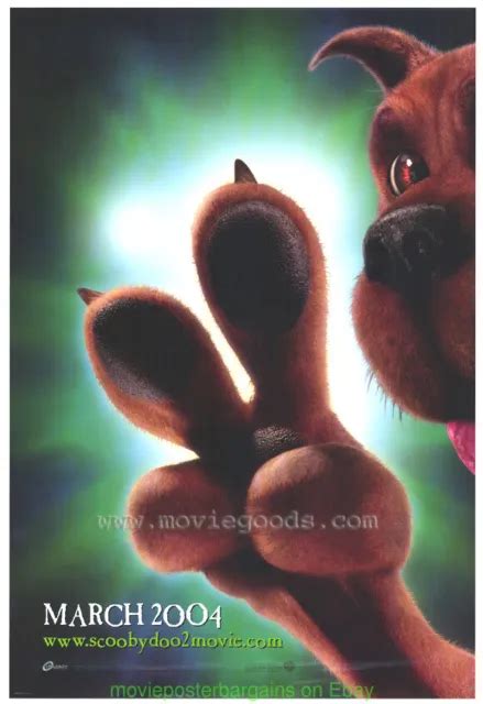 Scooby Doo 2 Movie Poster Original Ds 27x40 1st Advance Style 800 Picclick
