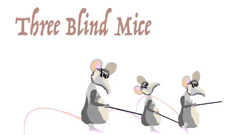 Three Blind Mice Example In The Key Of C Youtube