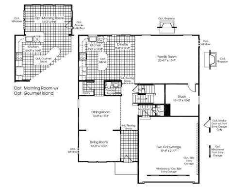 Studio 1 bath 568 sq. Awesome Ryan Homes Rome Floor Plan - New Home Plans Design
