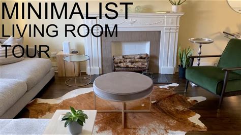 Minimalist Living Room Tour Youtube