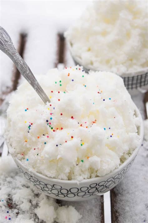 Snow Ice Cream Recipe Cakewhiz