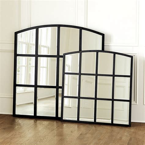 Antique and rustic window mirror frames, retro modern designs and contemporary window mirrors make great decorative accents that blend romantic look with familiar design. Jill Mirror | Ballard Designs