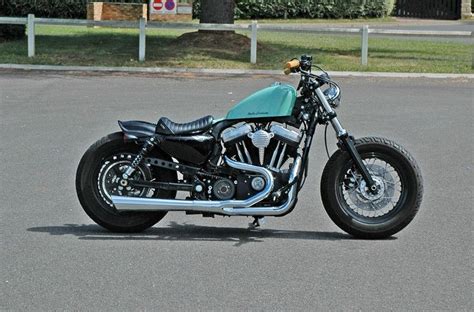 Harley Davidson Sportster 48 With Biltwell Mustache Handlebars La Pera
