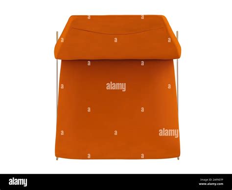 Color Chair Top View On A White Background 3d Rendering Stock Photo Alamy