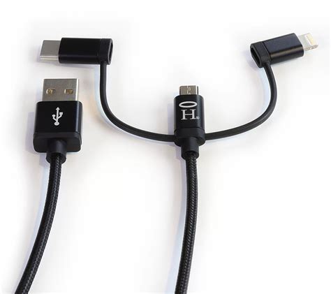 Halo 3 In 1 Charging Cable For Apple And Android
